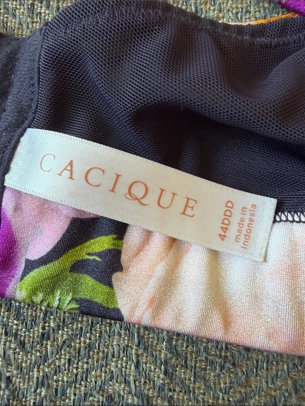 Cacique Lane Bryant Comfort Bliss Lightly Lined Full Coverage Bra size 44DDD